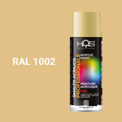 Farba v spreji akrylov HQS RAL 1002 leskl 400ml