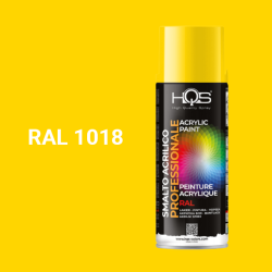 Farba v spreji akrylov HQS RAL 1018 leskl 400ml