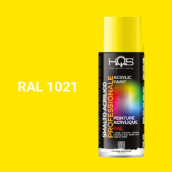 Farba v spreji akrylov HQS RAL 1021 leskl 400ml