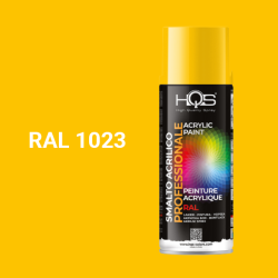 Farba v spreji akrylov HQS RAL 1023 leskl 400ml