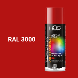 Farba v spreji akrylov HQS RAL 3000 leskl 400ml