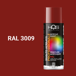 Farba v spreji akrylov HQS RAL 3009 leskl 400ml