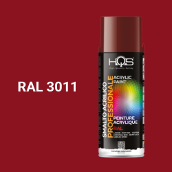Farba v spreji akrylov HQS RAL 3011 leskl 400ml