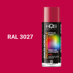 Farba v spreji akrylov HQS RAL 3027 leskl 400ml
