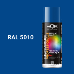 Farba v spreji akrylov HQS RAL 5010 leskl 400ml