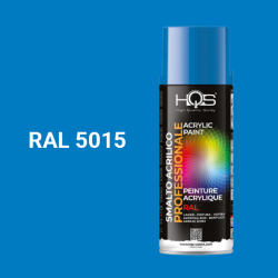 Farba v spreji akrylov HQS RAL 5015 leskl 400ml