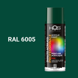 Farba v spreji akrylov HQS RAL 6005 leskl 400ml