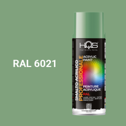 Farba v spreji akrylov HQS RAL 6021 leskl 400ml