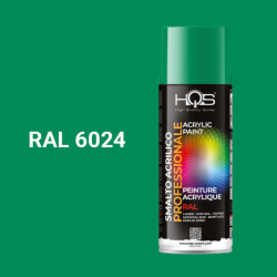 Farba v spreji akrylov HQS RAL 6024 leskl 400ml
