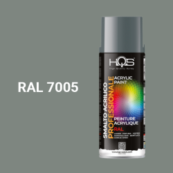Farba v spreji akrylov HQS RAL 7005 leskl 400ml
