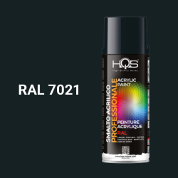 Farba v spreji akrylov HQS RAL 7021 leskl 400ml