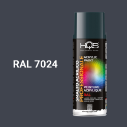 Farba v spreji akrylov HQS RAL 7024 leskl 400ml