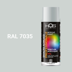 Farba v spreji akrylov HQS RAL 7035 leskl 400ml