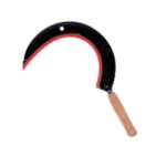 Kos�k �tandard s drevenou rukov�ou obl�k 45cm