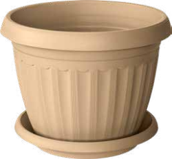 Kvetin�� kruhov� INFINITTY s miskou 16,5cm 1,5L kr�mov�
