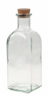 Fľaša sklenená 750 ml s korkovým uzáverom (ZE79887)