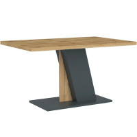 Stôl SYMFONY dub wotan/antracit 138 cm