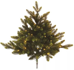 Stromček vianočný LED 75 cm, 3x AA, vnútorný, teplá biela, časovač (DCTW16)