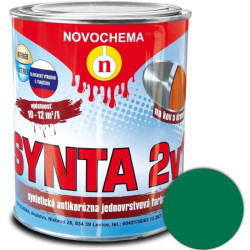 Farba syntetick� Synta 2v1 5400 zelen� 0,75 kg