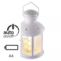 Dekorcia LED lamp s hviezdami, 3 AA, tepl biela, asova (ZY2113)