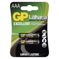 Batérie lítiové GP FR03 AAA / 2 ks (B15112)