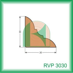 Lita dreven RVP3030 30x30x2500 mm