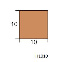 Hranol H1010 2m