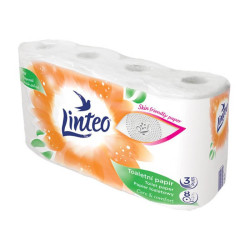 Papier toaletn LINTEO SATIN 8ks biely
