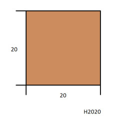 Hranol H2020 2m