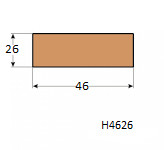 Hranol H4626 2m