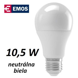 �iarovka LED A60 CLASSIC 10,5W, neutr�lna biela, E27 (ZQ5151)